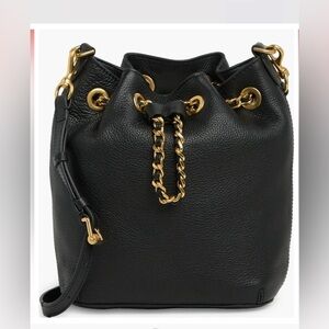 Rebecca Minkoff Chain Leather Bucket  Bag